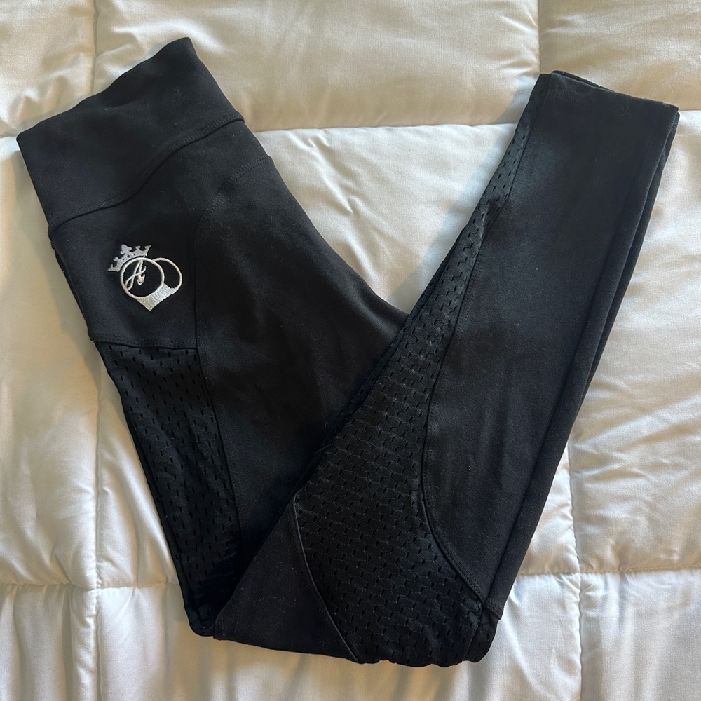 BootyQueen Sleek Black Mesh Leggings - Picture 12 of 12
